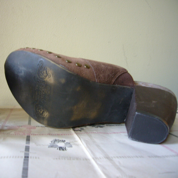 NIne West Vintage America Brown Suede Mule - 8.5 M - Picture 5 of 5